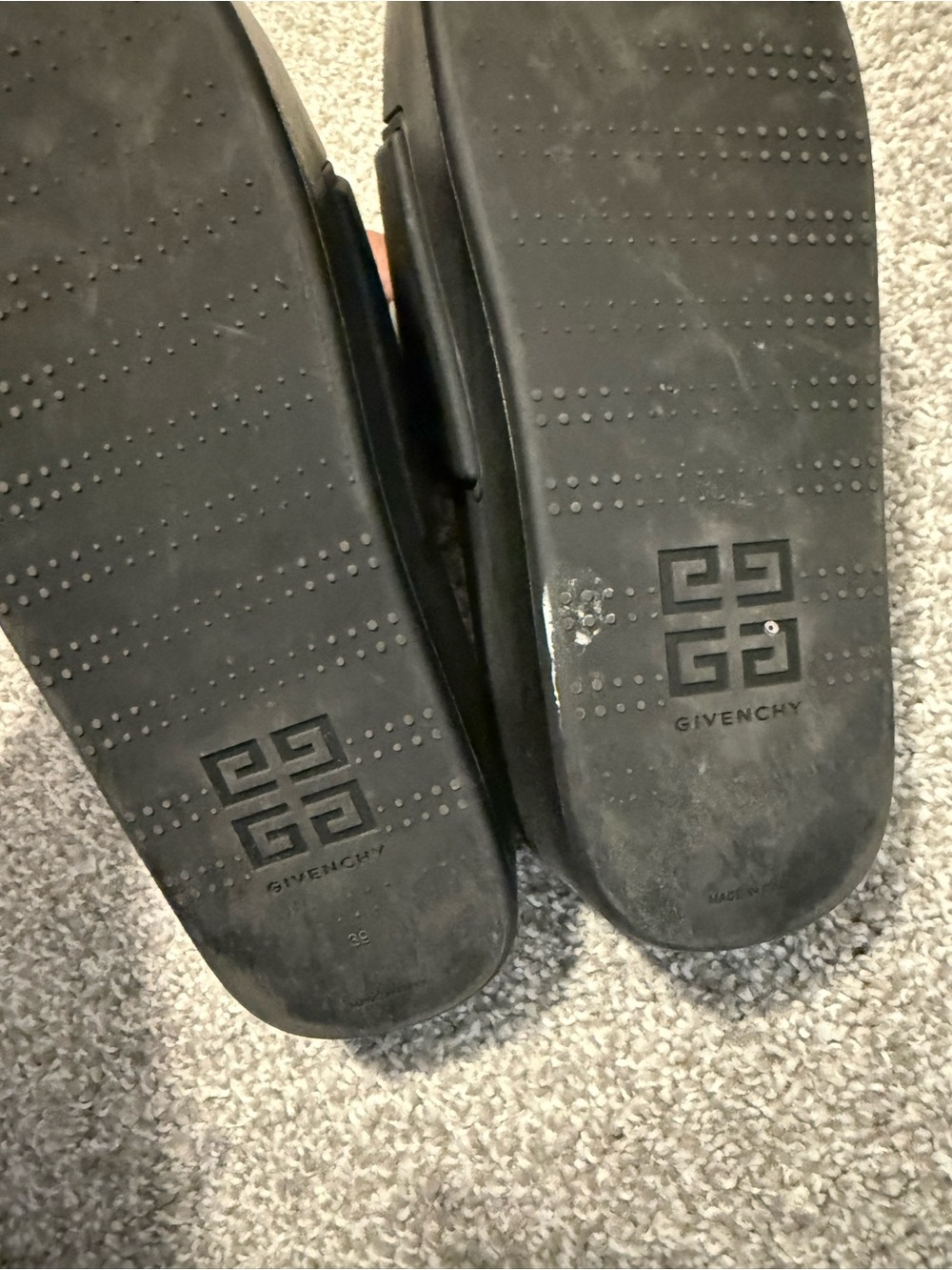 Authentic Givenchy Paris Black Platform Sandals - Picture 4 of 5